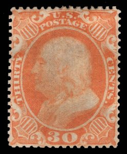 US STAMPS # 38 UNUSED NO GUM CAT. $700 LOT #1462