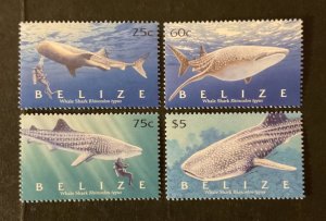 Stamps Belize Scott #1173-6 never hinged