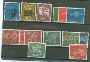 Germany #811-823 Mint (NH) Multiple