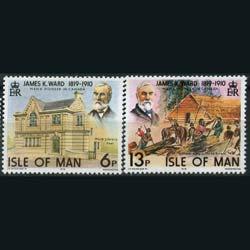 ISLE OF MAN 1978 - Scott# 137-8 Manx Pioneer Set of 2 NH