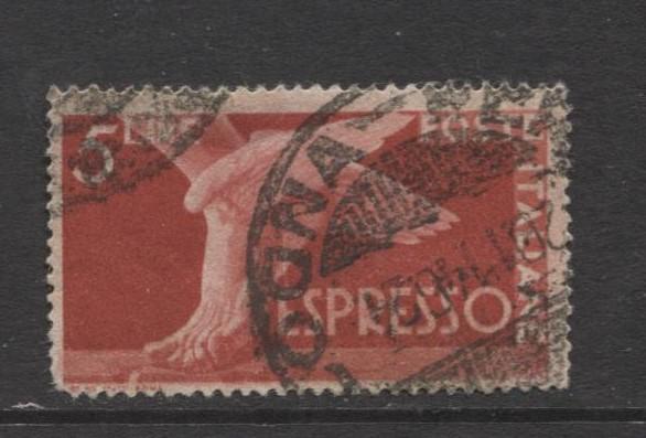 Italy - Scott E19 - Expresso Post -1945 - Used - Single 5 Lira Stamp