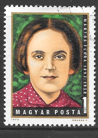 Hungary 2186: 1ft Flora Martos (1897-1938), CTO, F-VF