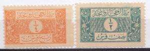 1925 Saudi Arabia 2 STAMP  HEJAZ & NEJD MNH  طابع الحجاز ونجد جديد       