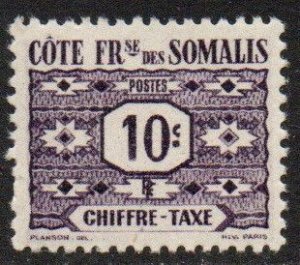 Somali Coast Sc #J39 Mint Hinged