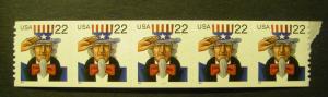 Scott 3263, 22c Uncle Sam, PNC5 #1111, MNH NICE