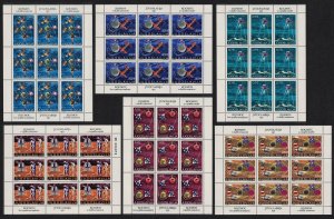 Yugoslavia Space Exploration 6 Sheetlets 1971 MNH SG#1447-1452