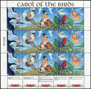 Palau 1989 Sc 222-226 Birds Dove Christmas CV $9.75