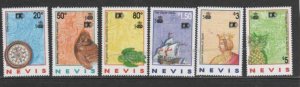 NEVIS #728-733 1992 DISCOVERY OF AMERICA 500TH. ANNIV. MINT VF NH O.G