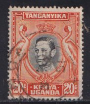 Kenya, Uganda & Tanganyika 74 Kavirondo Cranes 1942