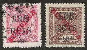 Zambezia 88, 92,  used.  1915.  (t29)