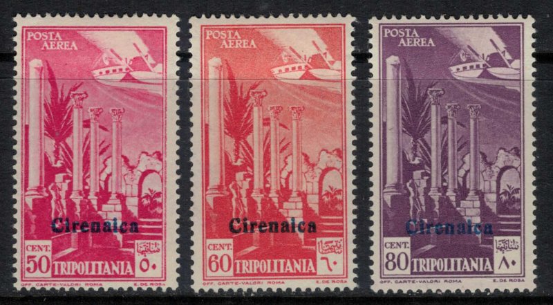 Cyrenaica #C1-3*  CV $14.60