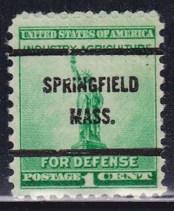 Precancel - Springfield, MA PSS 899-61 Bureau Issue