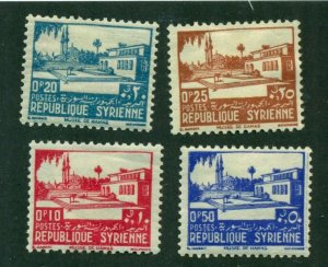 Syria 1940 #272 - 275 MH SCV(2024)=$2.90