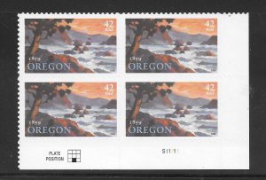 #4376 MNH Plate Block