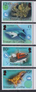 2021 Tristan da Cunha Blue Belt Program (4) (Scott 1231-34) MNH