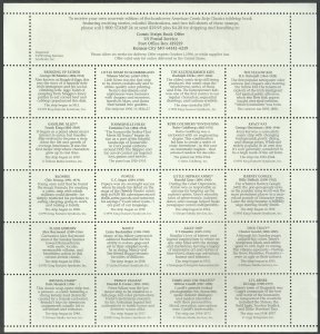 # 3000 MINT NEVER HINGED ( MNH ) CLASIC COMIC STRIPS