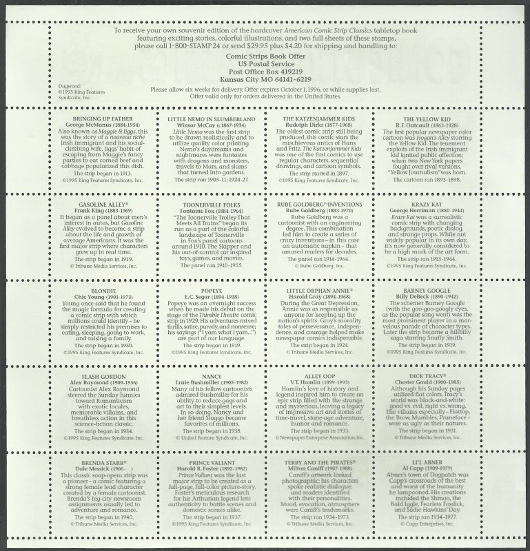 # 3000 MINT NEVER HINGED ( MNH ) CLASIC COMIC STRIPS