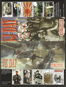 Nevis Sc 1439-40 NH issue of 2005 - WORLD WAR II