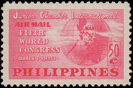 1950 Philippines #C68-C69, Complete Set(2), Never Hinged