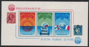 Neth. Antilles Philexfrance 82 Stamp Exhibition Paris MS 1982 MNH SG#MS788