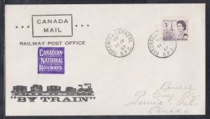 Canada - Sep 1967 Toronto & Capreol, ON RPO Cover