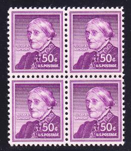 United States Liberty Series Mid-Val Blocks of Four  VF/NH