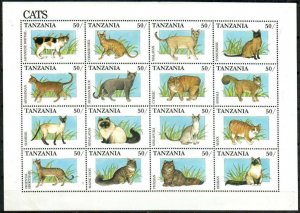 Tanzania Stamp 768  - Cats