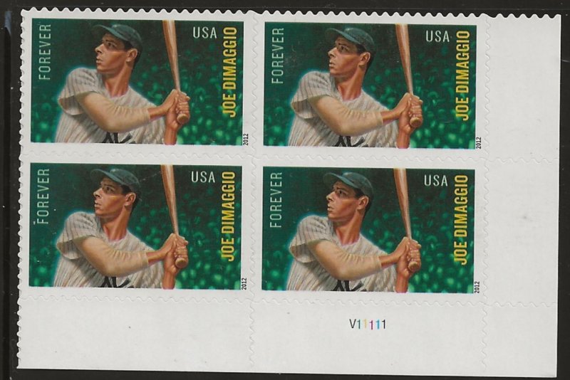 Catalog # 4694 Plate Block Joe Dimaggio MLB League Baseball All Stars NY Giants