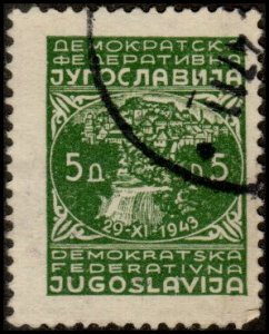 Yugoslavia 179 - Used - 5d City of Jajce (1945)