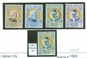 Vatican City #145-148  Single (Complete Set)