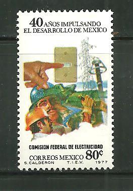 Mexico 1155 MNH Electrification