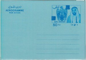 86369 - ABU DHABI - POSTAL HISTORY - Overprinted Stationery AEROGRAMME -  BIRDS