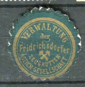 AUSTRIA; 1880s-1900s classic early Local Advert Poster stamp nice Mint item