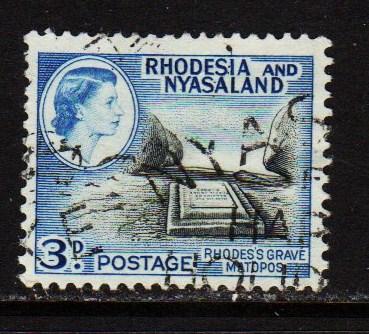  Rhodesia & Nyasaland - #162 Rhodes Grave  - Used