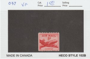 Scott# C37 1948 5c DC-4 Skymaster Issue VF MNH Coil