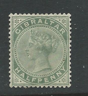 Gibraltar  # 8 Victoria 1887  (1) VF Unused