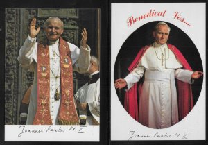 Pope John Paul II 1979 Visit to Turkey Cards