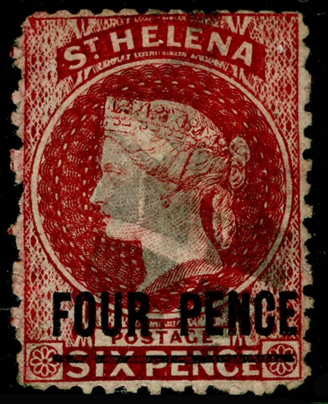 ST. HELENA SG13, 4d carmine, USED. 