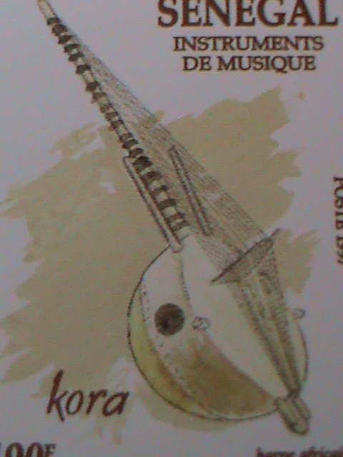 ​SENEGAL-1997 SC#1291 MUSICAL INSTRUMENT -DELUXE PROOF SHEET MNH VERY FINE
