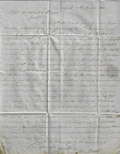 1835 -British tobacco importer letter to Richmond - Ephemera 1004