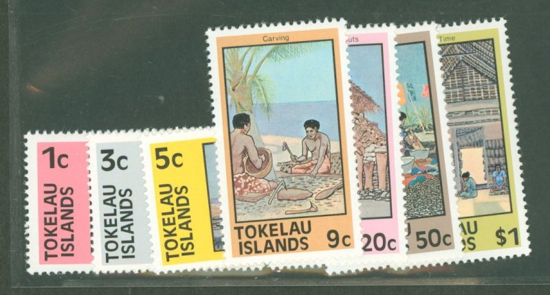 Tokelau  #49a-56a  Single (Complete Set)