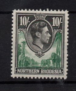 Northern Rhodesia 1938 10/- mint LHM SG44 WS36272