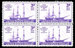 U.S. #923 MINT BLOCK OG NH