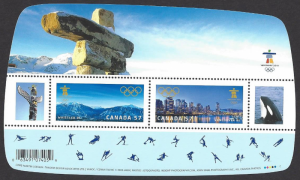 Canada #2366 MNH ss, 2010 Vancouver winter Olympic venues, issued 2010