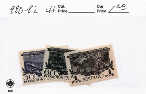 RUSSIA   980-82   MLH