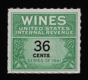 #RE135 36c Wines, Mint NGAI NH [10] **ANY 5=FREE SHIPPING**