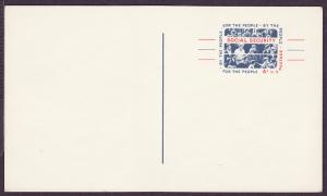 UX51 Social Security mint postal card