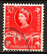 Kenya Uganda & Tanzania; 1960: Sc. # 125: O/Used Single Stamp