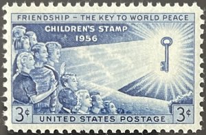 Scott #1085 1956 3¢ Children MNH OG VF