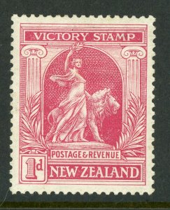  New Zealand 1920 Victory 1d Scott # 166 Mint V944 ⭐⭐⭐⭐⭐